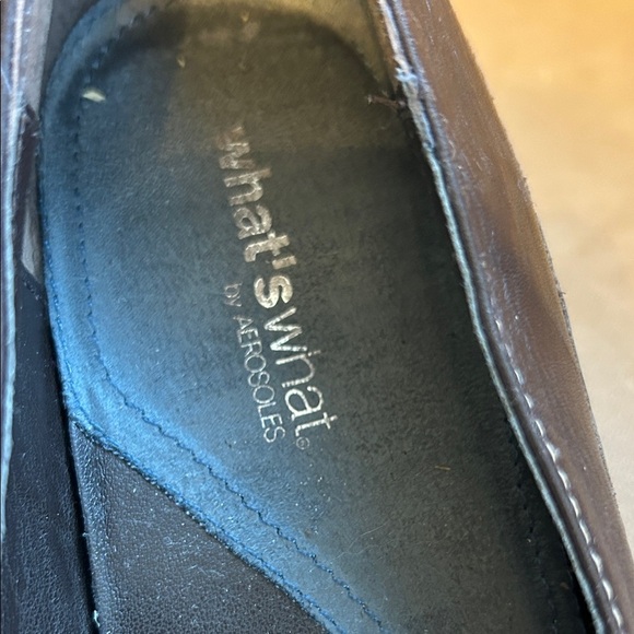 AEROSOLES Dark Brown Shoes with Buckle Detail - Picture 3 of 9